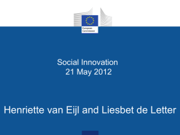 Definition of social innovation