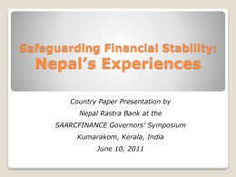 Nepal - Reserve Bank of India