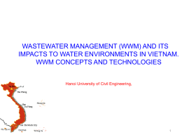 WWRU and its impacts to water environments in Vietnam