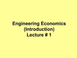 Engineering Economy by Leland Blank & Anthony Tarquin