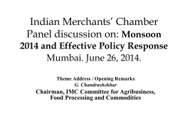View Presentations - Indian Merchant Chamber