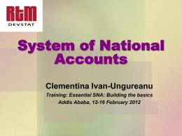 Systems of National Accounts