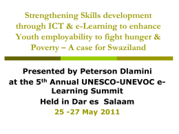 Strengthening skills development through ICT and e