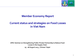 Member Economy Voluntary Reports—Vietnam