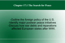 Chapter 171 The Search for Peace PPT