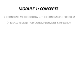 MODULE 1: CONCEPTS