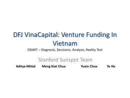 DFJ VinaCapital: Venture Funding In Vietnam DDART