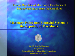 Structure of the Banking System of the Republic of