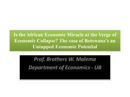 Is the African Economic Miracle at the Verge of Economic