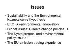 Environmental Kuznets Curves (EKC)