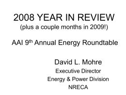 2008 YEAR IN REVIEW (plus a couple months in 2009!) AAI