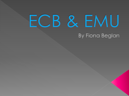 ECB & EMU