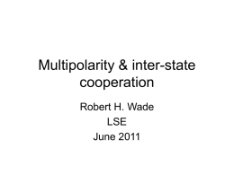 Multipolarity & inter
