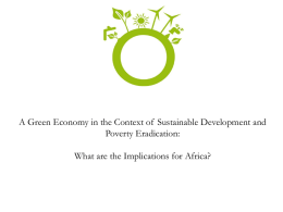 Green Economy in the Context of Africa