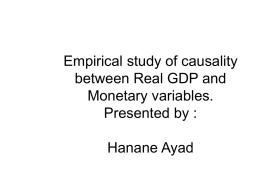 Money neutrality: causality effect