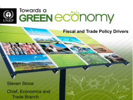 Presentation on Green Economy Background paper for GC