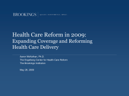 Healthcare Across the Nation: Reducing Variation in