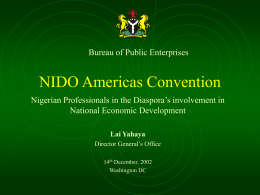 NIDO Americas Convention