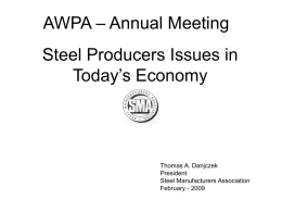 20090215 - Steel Manufacturers Association