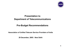 Nett incidence of License Fee, Spectrum Charges & Service Tax