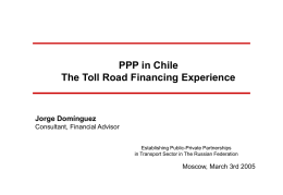 Infrastructure Bonds in Chile