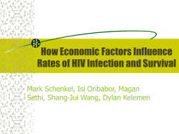 How Economic Factors Influence Rates of HIV Infection and