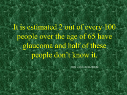 Pilocarpine as a Treatment for Open Angle Glaucoma