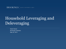 Household Leveraging and Deleveraging
