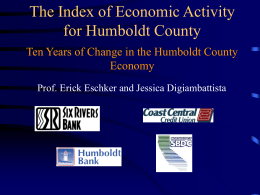 Ten Years of Change in the Humboldt County Economy