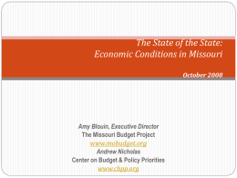 Missouri Coalition for Budget & Policy Priorities Amy