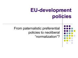 EU-Trade-development policy