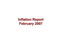 Bank of England Inflation Report February 2007