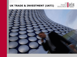 Delivering the UKTI Strategy