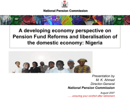 Achieving sustainable growth of Nigerian Economy through