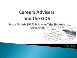 Careers Advisers and the GDS