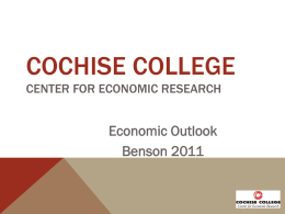 Cochise College Center for Economic Research