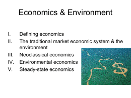 Economics & the Environment - University of San Francisco