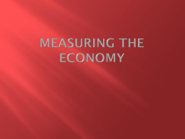 Measuring the Economy - Jefferson Forest High School