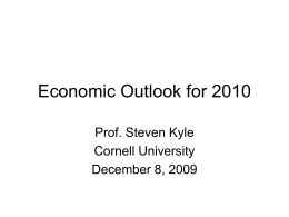 Economic Outlook for 2010