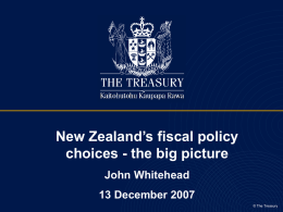 Fiscal Rules - New Zealand Treasury