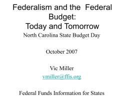 State Budget and Tax Actions 2000 for Annual Meeting