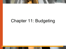 Chapter 10: Budgeting - Oglala Lakota College