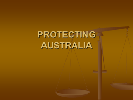 PROTECTING AUSTRALIA