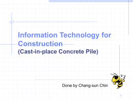 Information Technology for Construction (Cast-in