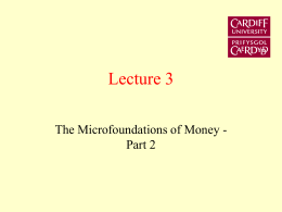 The Microfoundations of Money, Part 2
