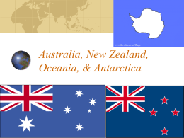 Australia, New Zealand, Oceania, & Antarctica