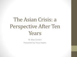 The Asian Crisis: a Perspective After Ten Years