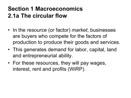 Unit 2 Microeconomics 2.1a Markets