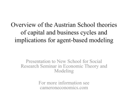 Simplization of the Austrian School theories on capital