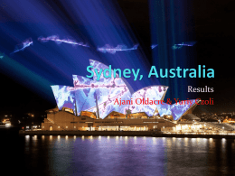 Sydney, Australia - Martin Prosperity Institute
